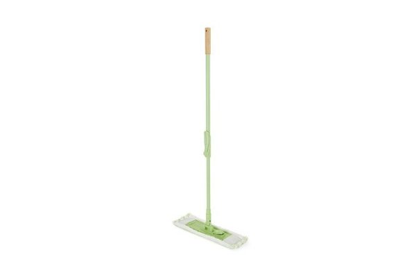 Eco clean mop with replaceable head and telescopic handle