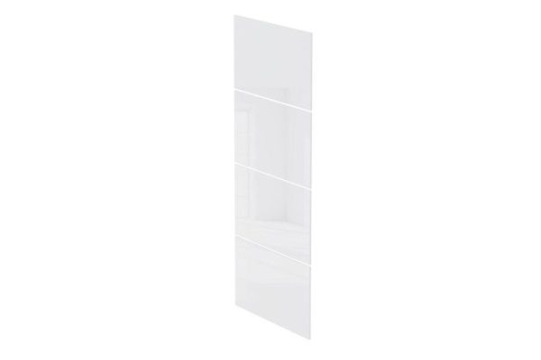 Set of inserts Oscar Amica 75 cm, 4 pcs., white gloss