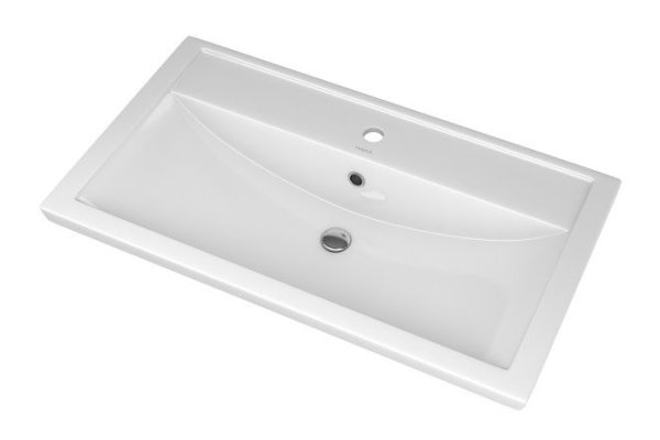 Washbasin Foster 80 Built-in from above, 81.5x15x45.5 cm