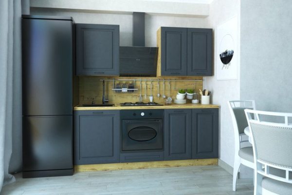 Modular kitchen set Marengo 2.0 m Marengo, gold craft oak