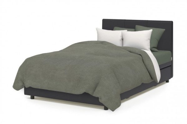 Ottoman with lifting mechanism Classic color black, gray 160x198 cm