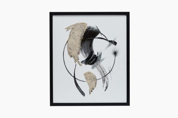 Reproduction in frame Golden sand 53x63 cm