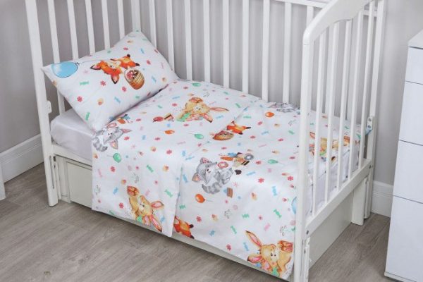 Bed linen set MICASA Kids Sweety Calico, 112x147 cm