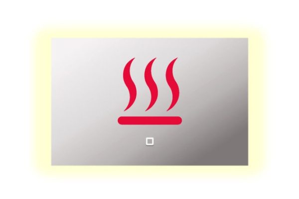 Mirror with LED lighting ALIAS Quarter q80100301 100x80x2 cm