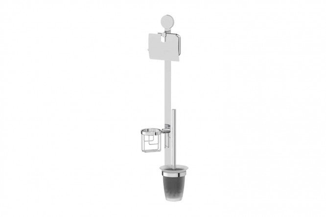 Toilet rod with 3 Harmonie accessories