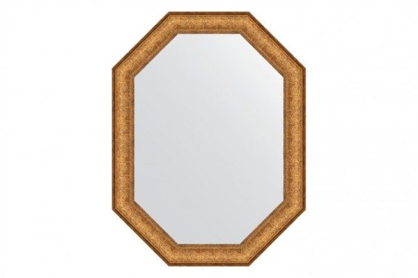 Wall mirror in a baguette frame EVOFORM Polygon BY 7130, copper Eldorado 58x73 cm
