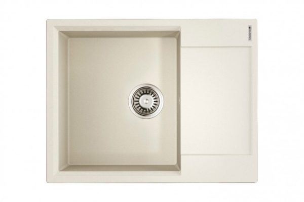 Inset sink with wing OMOIKIRI Daisen 65-PA 4993680, pastille 65x51x19.5 cm