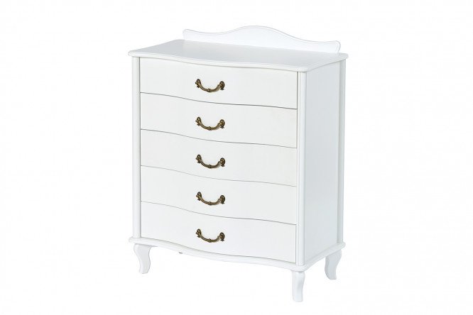 Chest of drawers Athena milky oak