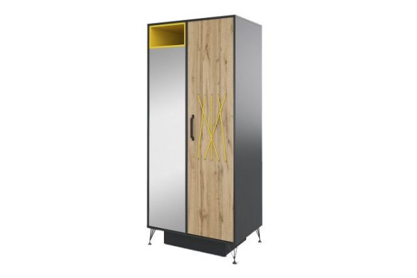 Wardrobe 2-door Alexandria 88.2x199.1x58 cm