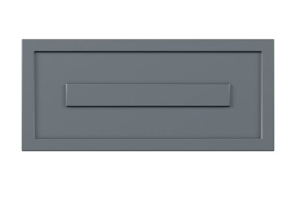 Grace low drawer front 39.6x17.6 cm, gray