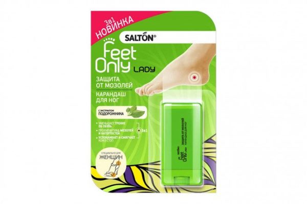 Lady foot pencil protection against calluses