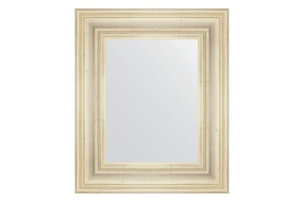 Wall mirror in a baguette frame EVOFORM BY 3028 etched silver 49x59 cm