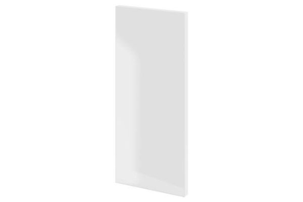 Amika front of a low cabinet drawer 39.6x17.6 cm, white gloss color