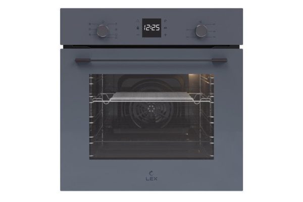 Electric oven LEX EDM 076 GR, gray 59.5x59.5x53 cm