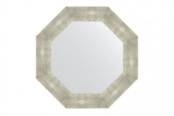 Wall mirror in a baguette frame EVOFORM Octagon BY 7358, aluminum 61x61 cm