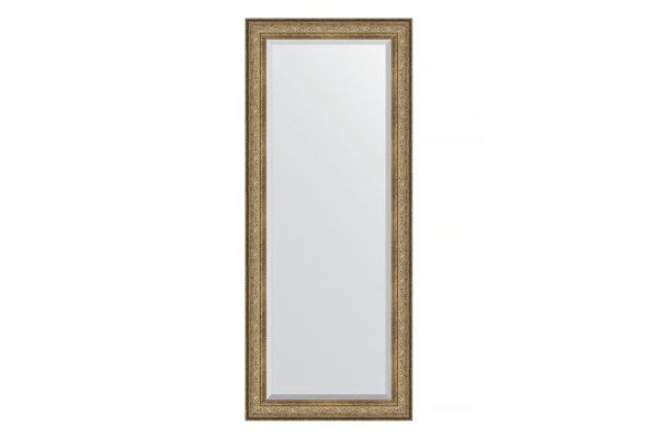 Floor mirror with bevel in a baguette frame EVOFORM BY 6135 vignette antique bronze 85x205 cm