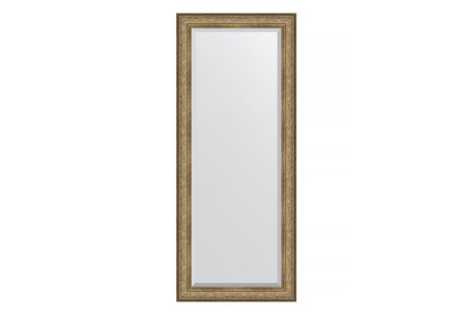 Floor mirror with bevel in a baguette frame EVOFORM BY 6135 vignette antique bronze 85x205 cm