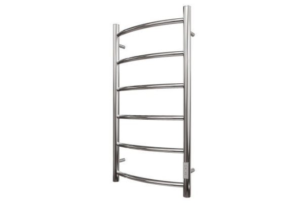 Electric heated towel rail POINT Athena P6, chrome PN04858 53.2x80x10 cm