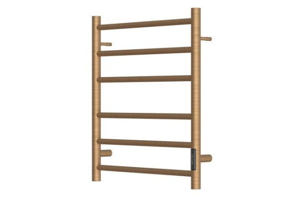 Electric heated towel rail POINT Aurora P6, bronze PN10856BR 53.2x60x8.7 cm