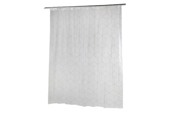 Bathroom curtain Metz PEVA, 180x200 cm