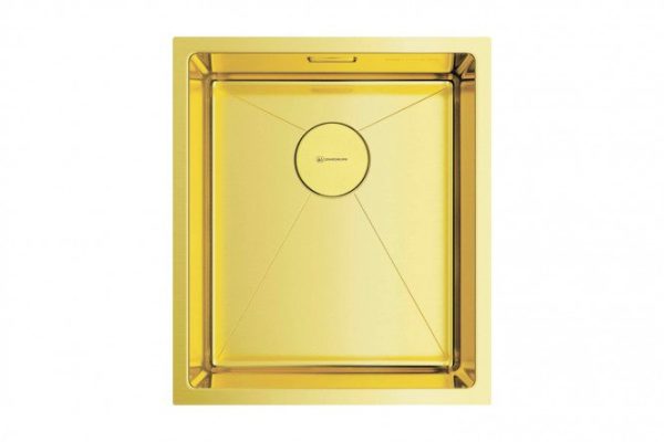 Inset sink OMOIKIRI Taki 38-U/IF-LG 4973092, light gold 38x44x20 cm