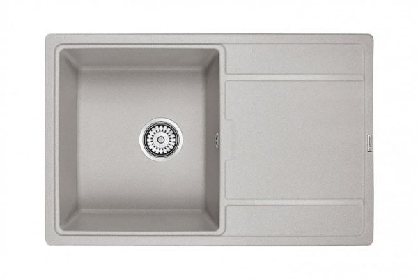 Inset sink with drainer PAULMARK Flugen PM217850-GR 78x50x20 cm