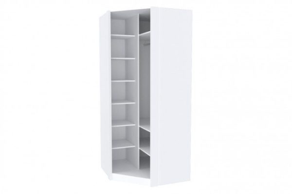 Nord corner cabinet body white