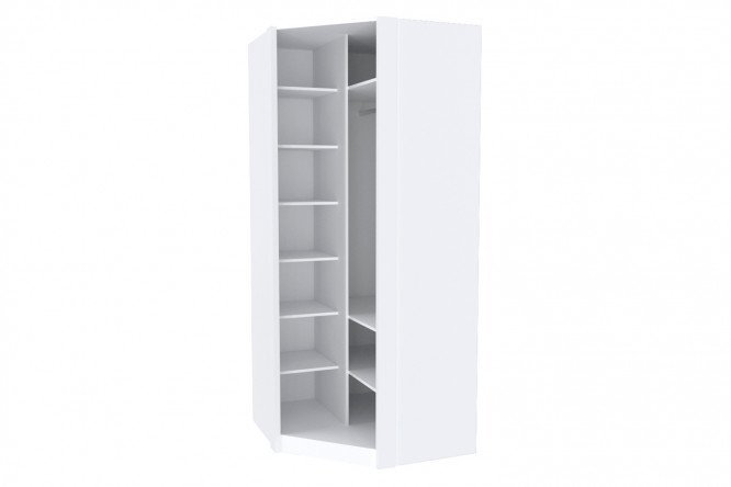 Nord corner cabinet body white