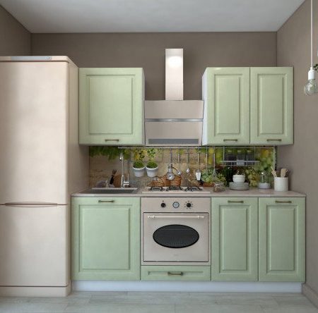 Modular kitchen set Bella 2.0 m pistachio