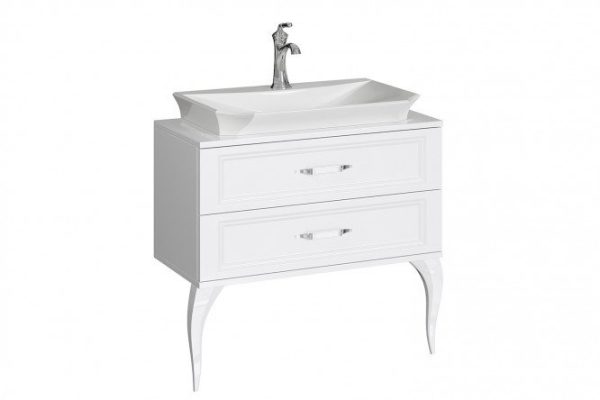 Floor stand AQWELLA LaDonna 85 cm, white