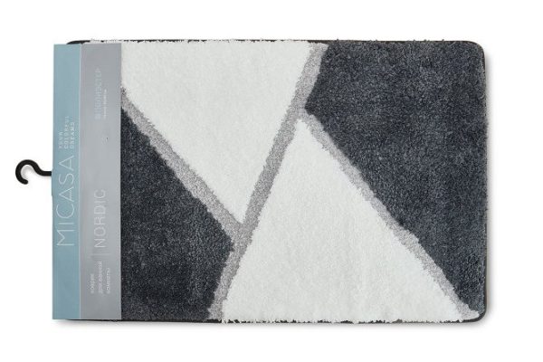 Bathroom rug MICASA Nordic 60x90 cm, Microfiber