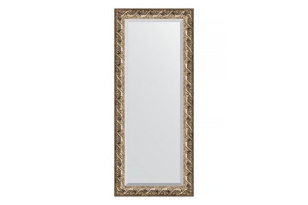 Wall mirror with bevel in a baguette frame EVOFORM Fresco 56x116 cm