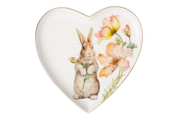 Plate Lefard Sense Heart Porcelain