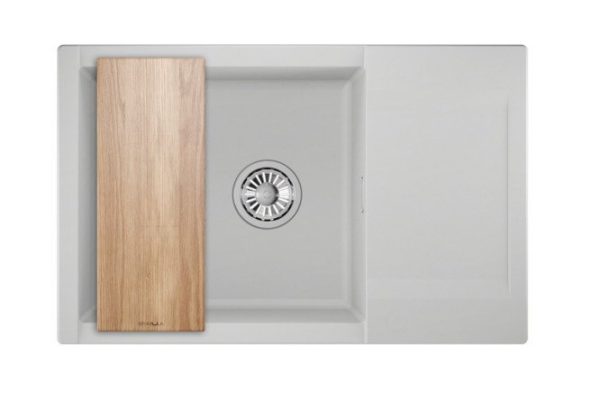 Inset sink GRANULA Estetica 7807 with drainer 78x50x22 cm