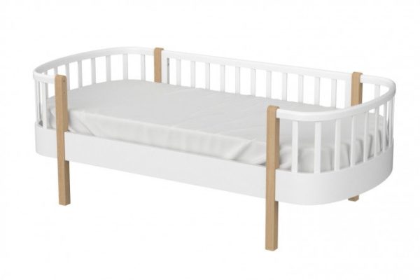 Teenage bed Classic 85x185 cm white