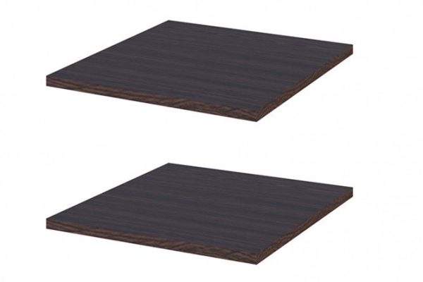 Set of shelves Loft 36.5x1.6x50.2 cm, wenge