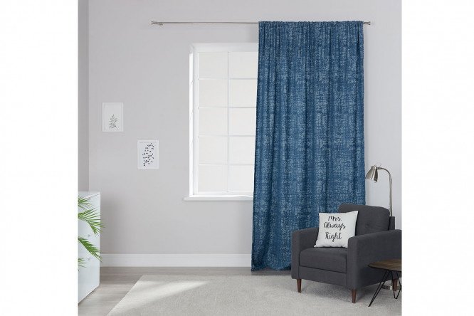 Curtain ESTUDI BLANCO Dora 180x280 cm, 1 piece, blue