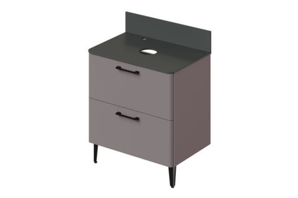 Floor cabinet Nais 2.0 70 cm, frame color amaretti, facade amaretti