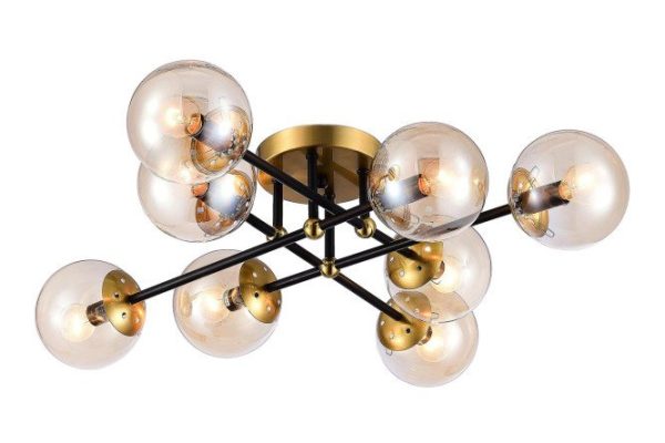 Chandelier CITILUX Pamela 18 sq.m., 65x17x65 cm, E14