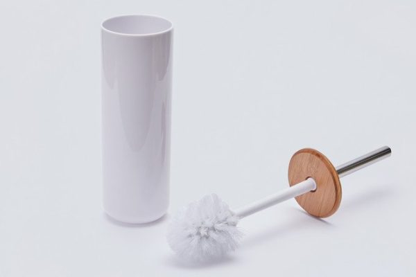 Toilet brush in MITTE Bamboo stand