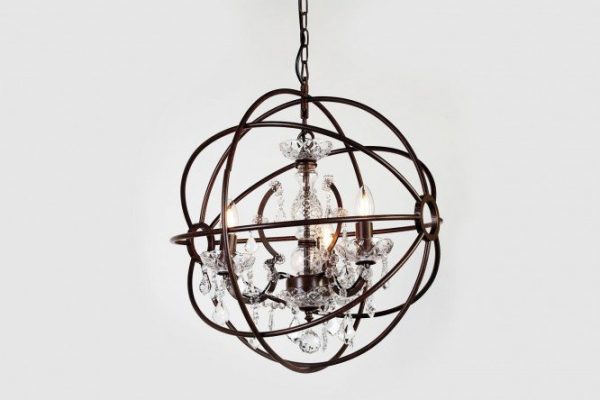 Hanging chandelier FAVOURITE Orbit 6 sq.m., 52x154x52 cm, E14