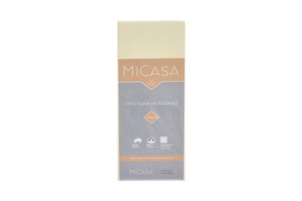 Fitted sheet MICASA Plano Knitwear 140x200 cm