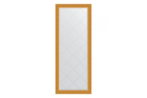 Floor mirror with engraving in a baguette frame EVOFORM BY 6309 gold leaf 80x199 cm