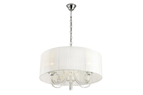 Hanging chandelier FAVOURITE Snow 6 sq.m., 55x124x55 cm, E14