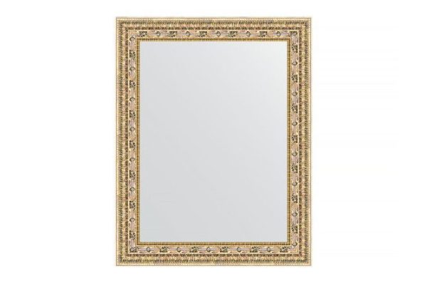 Wall mirror in a baguette frame EVOFORM BY 1345 gold leaf 38x48 cm
