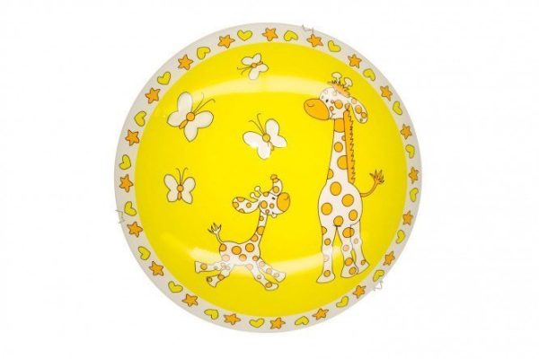 Wall-ceiling lamp CITILUX Giraffes 3 sq.m., 25 cm