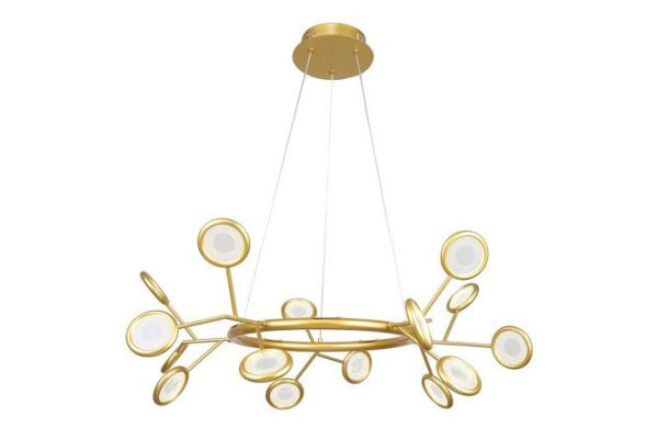 Hanging chandelier Mugs 19 sq.m., LED, 74 cm