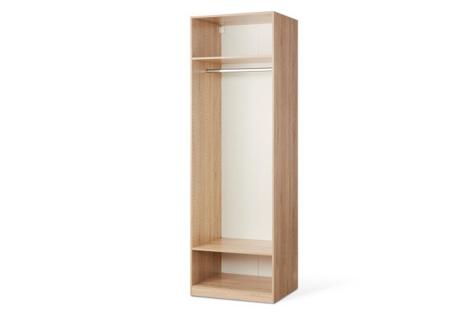Wardrobe system Oscar Bergen 75x236x58 cm, Sonoma oak