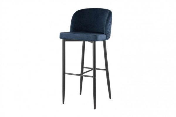 Bar stool Oscar 46x104x43 cm, color blue-green, black