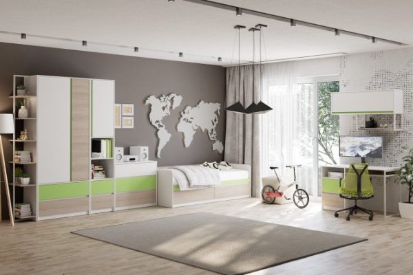 Children's set Scandi Green